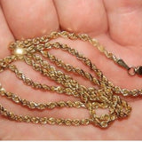 10K Yellow Gold Rope Chain 3MM - Multiple Lengths