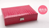 Cosmetic Leather Jewelry Box