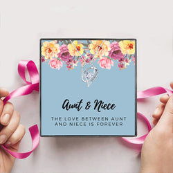 Aunt & Niece Gift Box + Necklace (5 Options to choose from)