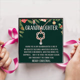 Granddaughter Christmas Gift Box + Necklace (5 Options to choose from)
