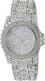 Mens Iced out Pave Quavo Diamond Watch - SILVER