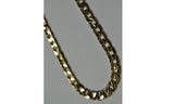 14K Gold Plated Cuban Link Chain 24" Necklace - Stamped