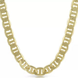 14K Gold Stamped Mariner Link Chain 30" NEW