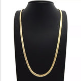 14K Miami Cuban 6mm Necklace 26” Gold Plated