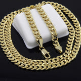 14Kt Gold Plated Cuban Link Chain & Pendant