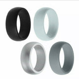4-Pack Silicone Wedding Ring