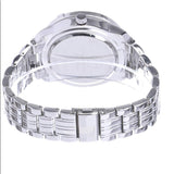 New Iced Out Bezel Men's Luxury White Gold Watch