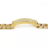 Iced Out Cuban Link Bracelet 9"