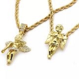 14K Gold Plated Angel Combo Set