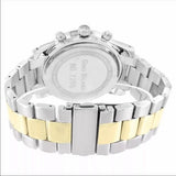 NElite Gold Two Toned Cz Diamond Luxury Watch