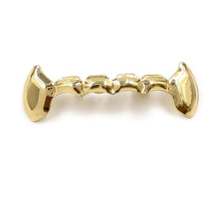 14K Gold Plated Fang Bottom Grillz Hip Hop Teeth 